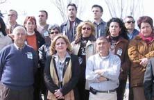 Jos&eacute; S&aacute;nchez en la presentaci&oacute;n de la lista que le llev&oacute; a ser concejal. Foto: PA